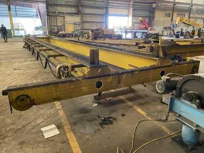 11 TON X 38' PROSERV SINGLE LEG POWERED GANTRY CRANE, NEW 2015: YOBRO #24061
