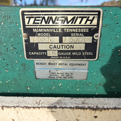 U14750C Used Tennsmith T52 stomp shear