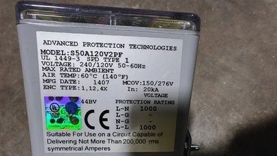 USED ADVANCED PROTECTION TECHNOLOGIES SPDEE