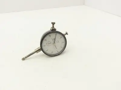 Mitutoyo 2416S-10 Dial Drop Indicator 0-100 Dial 0-1" Range .001" Flat Back
