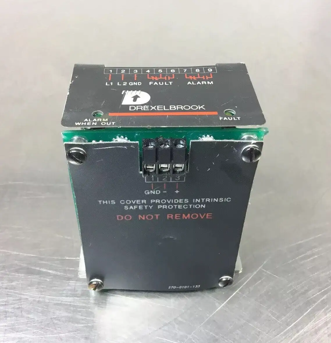 DREXELBROOK 401-0401-001 RECEIVER SINGLE CHANNEL FAULT/ALARM Loc.3A