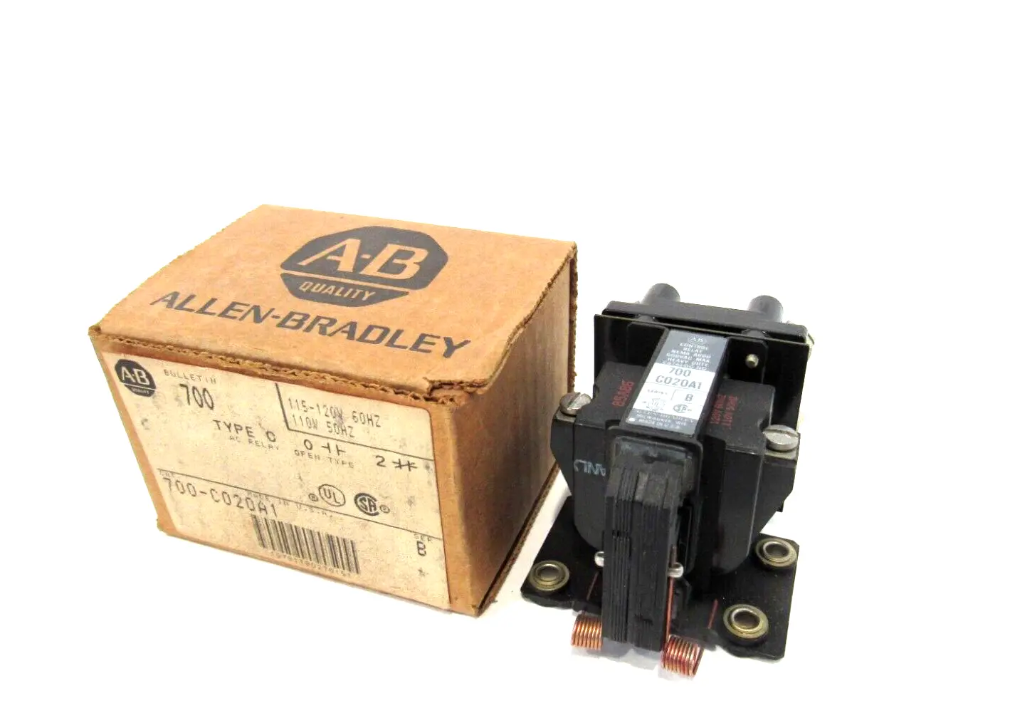 NEW ALLEN BRADLEY 700-C020A1 AC RELAY SER.B 700C020A1
