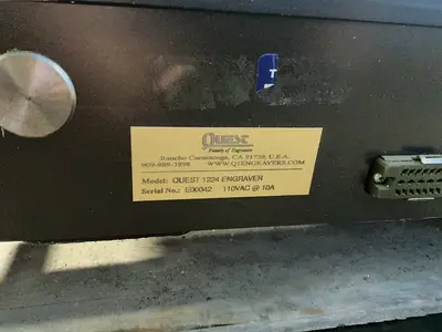 Used QUALITY ONE ENGRAVERS QUEST 1224 ENGRAVER Engravers Ohio US | HGR 24 #1463268