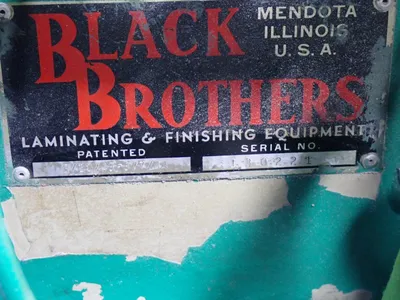 Black Brothers 56.5" X 8.5" Diameter Top And Bottom Glue Spreader