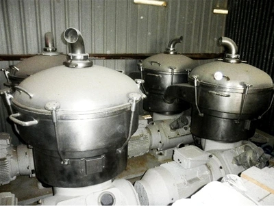 Alfa-Laval FESX 412B-35 nozzle centrifuge, 316SS.