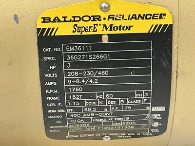 USED BALDOR EM3611T