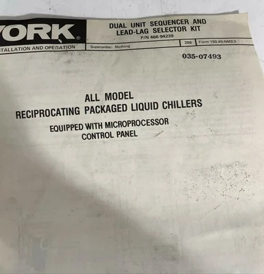 USED YORK 366-94238D