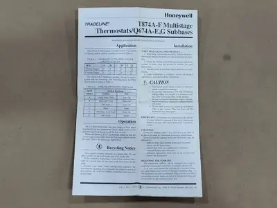 NEW HONEYWELL Q674A-1019