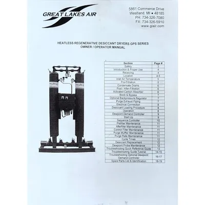 NEW GREAT LAKES AIR PRODUCTS, INC. GPS-35-116