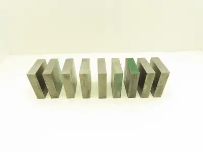 1018 Cold Rolled Steel Flat Bar Stock 1"x 3-1/2"x 4"L  Lot of 9 Blocks