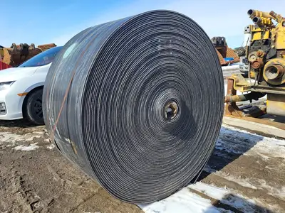 30" x 550ft. Conveyor Belting 3-Ply, 1/4 x 1/16in