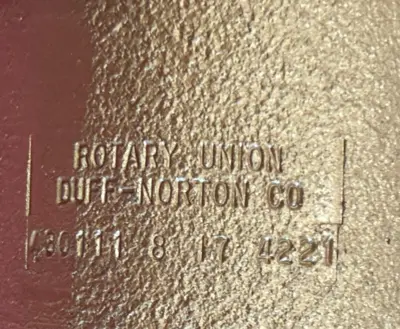 NEW DUFF NORTON 430111 8 17 4221 ROTARY UNION
