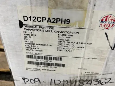 Used US MOTOR T055JXCPH1513 A.C. Motors Ohio US | HGR 24 #1004435