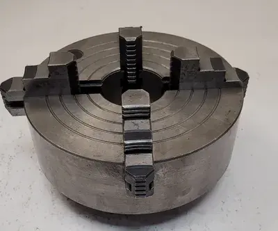 USED BISON 10" 4 JAW CHUCK