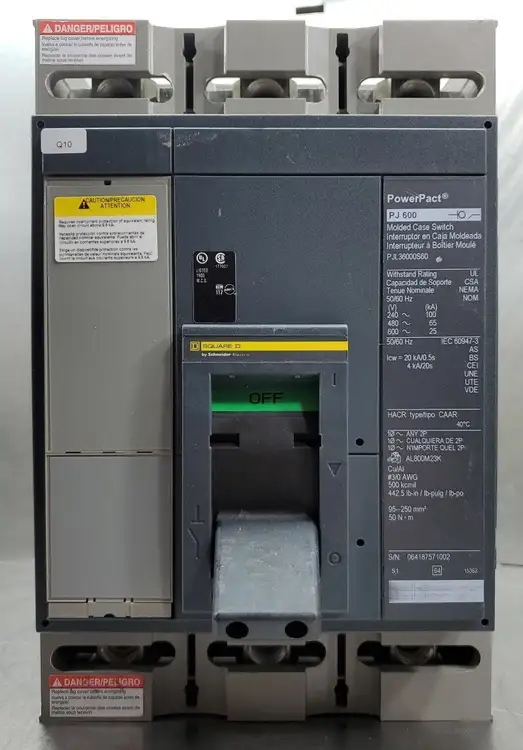 Used Square D PJL36000S60 Circuit Breakers | Palmetto Automation #1149321