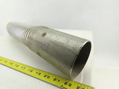 Hose Master 3-1/2" OD x 37-3/4" Stripwound Stainless Steel Flexible Hose