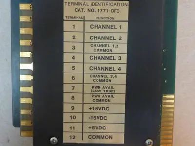 USED ALLEN BRADLEY 1771-OFC SER A
