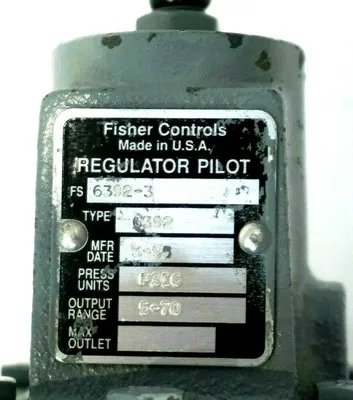 NEW FISHER 6392-3 REGULATOR PILOT 63923