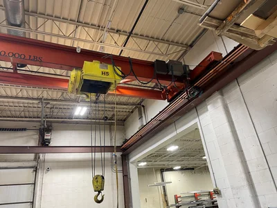 Stanspec Corp. 
			27' x 5 Ton Bridge Crane