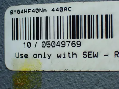 NEW SEW EURODRIVE BMG4HF40