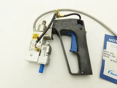 Nordson 234897 FP200 EX Hot Melt Glue Dispenser Applicator Gun w/Hose 240V