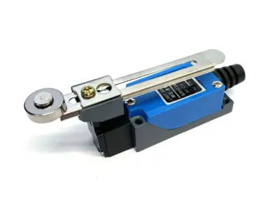 ME-8108 | Roller Level Limit Switch, Adjustable Arm, 5A 250VAC 115VDC Metal Roller - New – Open box