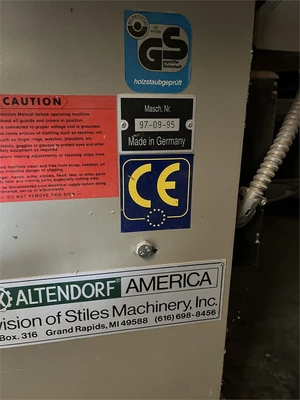 Used 1997 ALTENDORF "F45 ELMO" Woodworking Panel Saws Utah US | MachineryMax #1477454