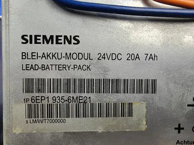 USED SIEMENS DC-USV-MODUL 40 / BLEI-AKKU-MODUL