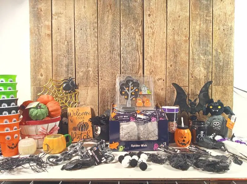 Huge lot of Halloween (cups, spider web, etc.)