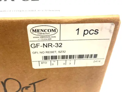 NEW MENCOM PANEL INTERFACE CONNECTOR W/ GFCI DUPLEX OUTLET SZ32