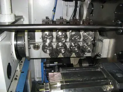 1.2994" WIDE MOON CNC - 100 VERTICAL 13 AXIS WIRE FORMER: STOCK #13103