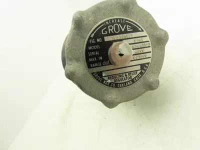 Grove V&R 10931ML2B Reducing Relief Regulator Max in 6000, 0-3500Psi 15KX