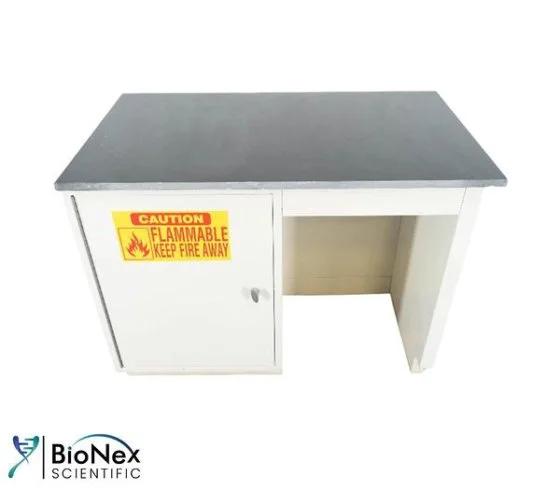 Used KEWAUNEE SCIENTIFIC LAB BENCH WITH BUILT-IN FLAMMABLE LIQUID STORAGE Furniture (Laboratory) New Jersey US | Bionex Scientific LLC #800244