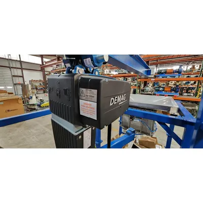 New Carolina FIBC Super Sack Bulk Bag Unloader Discharge Station w/ Demag Hoist