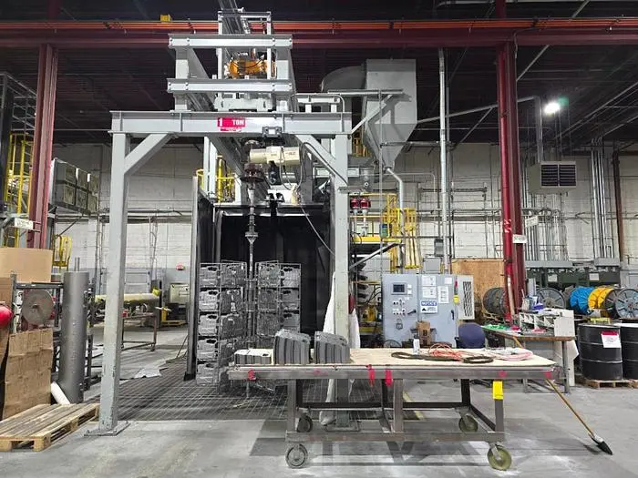 Used 2014 SINTO SURFACE TREATMENT 5 WHEEL SPINNER HANGER SHOT BLAST Spinner Hanger Shot Blaster | World Equipment and Machine Sales #394312