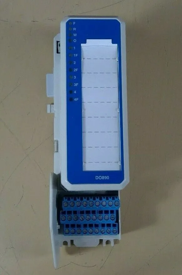 ABB TU890 - 3BSC690075R1Termination Module w/ DO890 - 3BSC690074R1 Module 4H