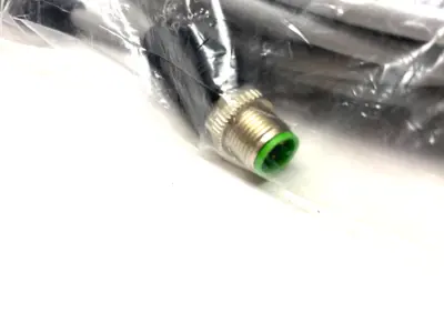 NEW MURRELEKTRONIK CORDSET M12 MALE 0° / M12 FEMALE 90° A-COD.