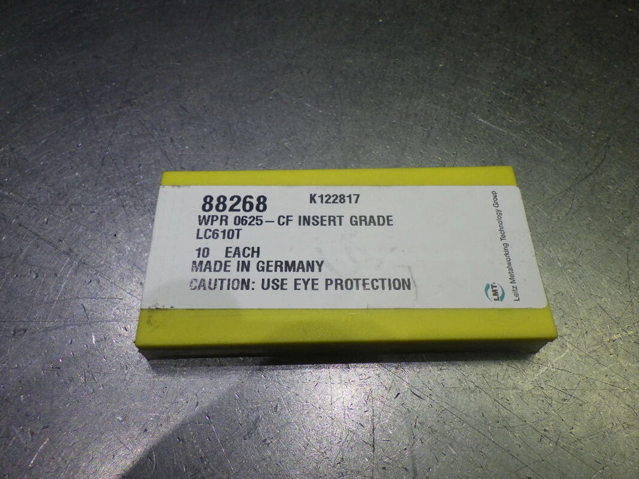 LMT Carbide Milling Inserts QTY10 WPR 0625-CF LC610T (LOC1062B)