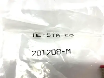 201208-M | Destaco  Replacement Spindle Flat-Tip Cap Bonded Neoprene - New