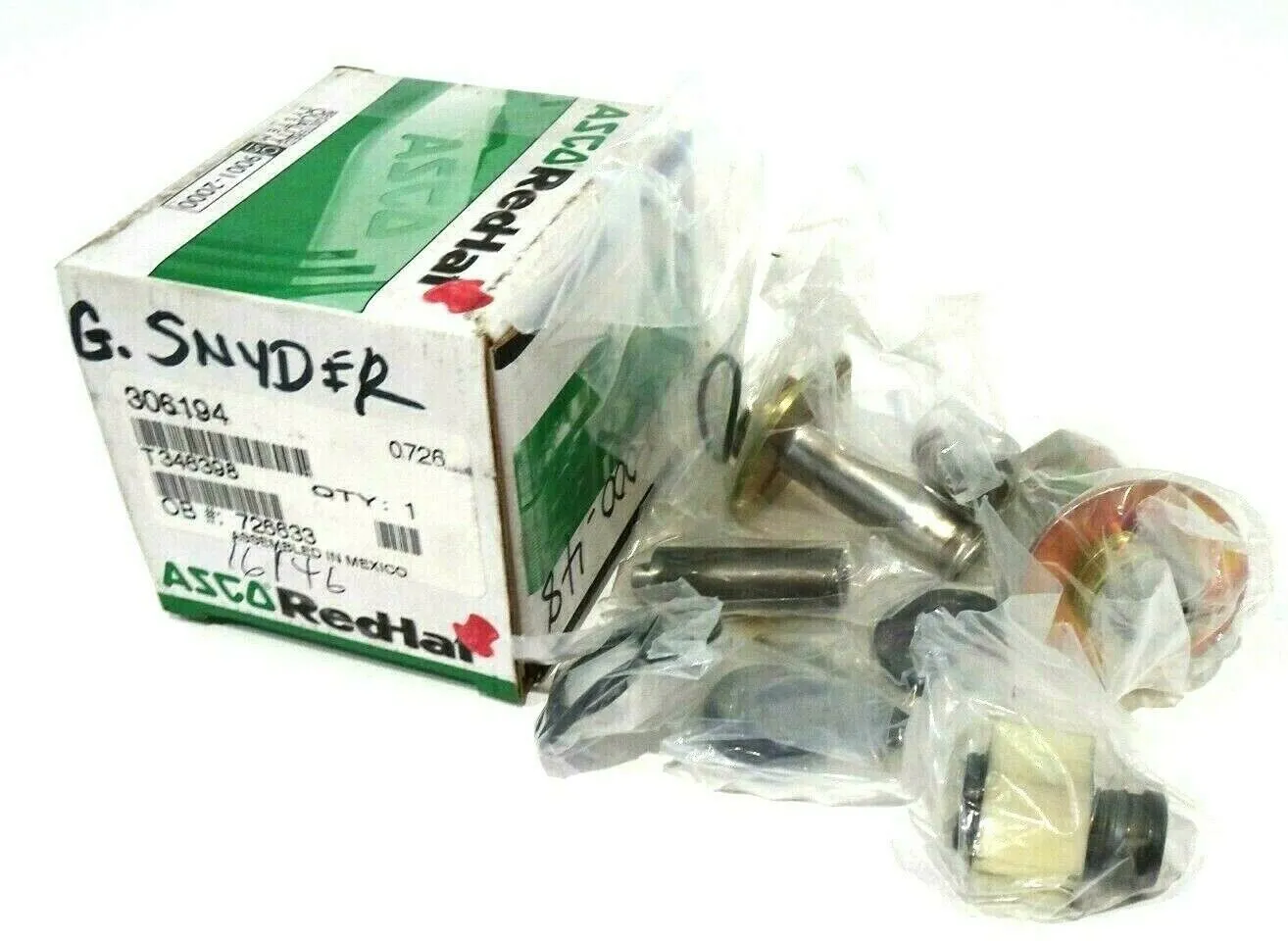 NEW ASCO 306194 REBUILD KIT