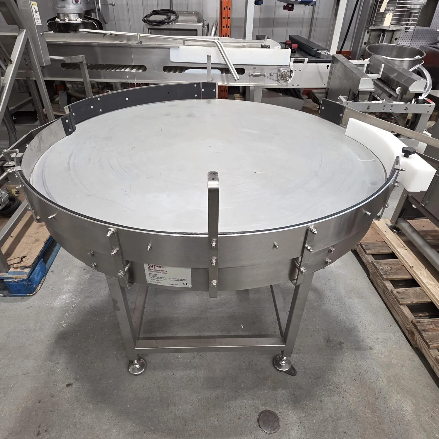 ACCUMULATION TABLE SHF TURN TABLE 48 INCH 316L # 112