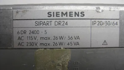 USED SIEMENS 6DR2400-5 CONTROLLER SIPART DR24 6DR24005