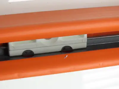 Acco 810.1-R Louden Dual Conductor Bottom Entry Bus Bar Monorail Crane 10'