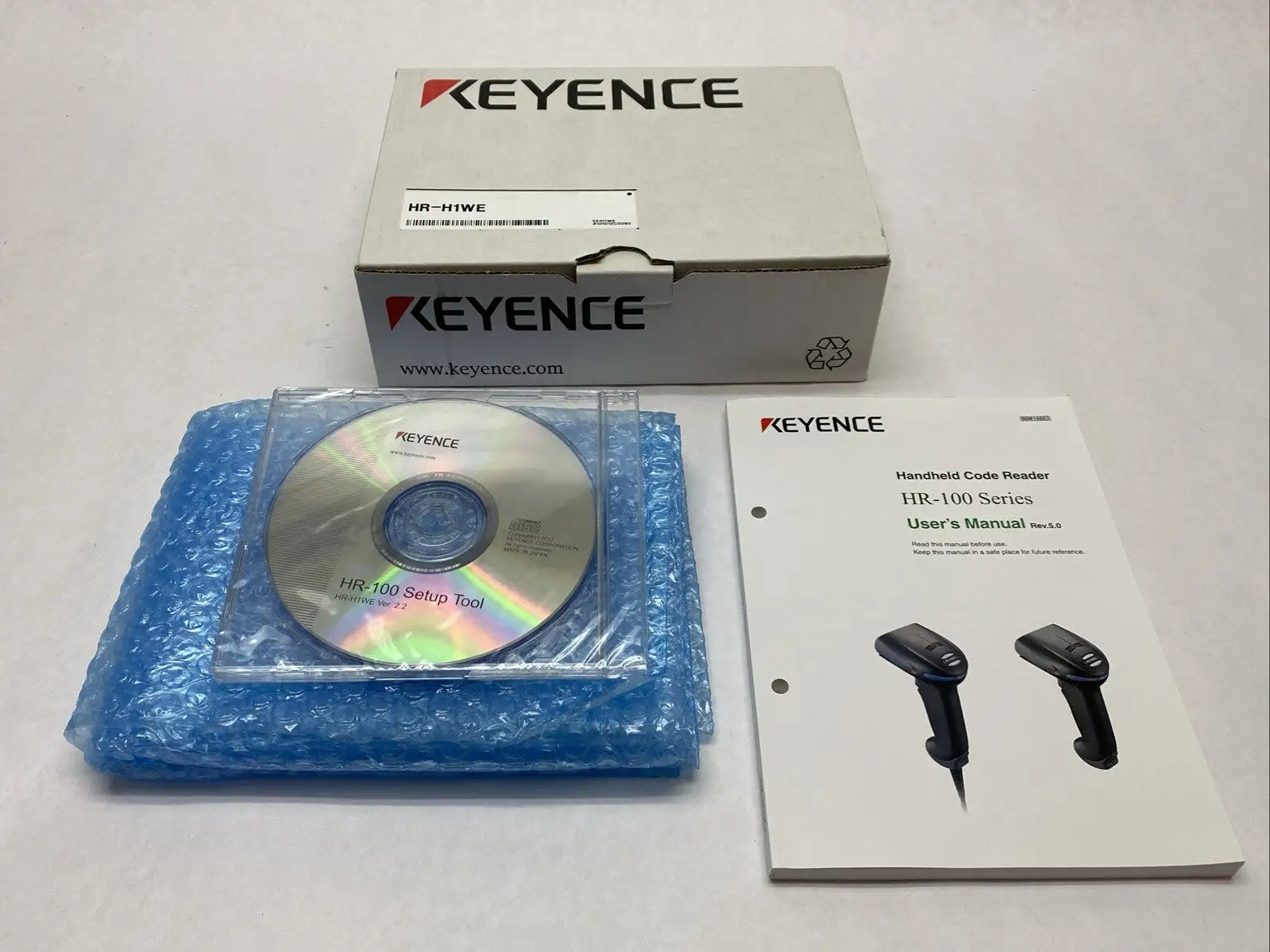 HR-H1WE | Keyence  Software Setup for HR-100 Series Handheld Code Reader - New Other