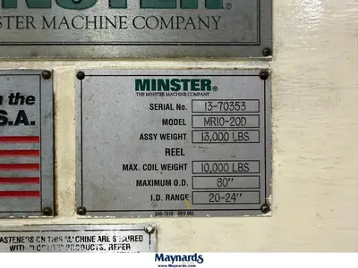 1995 MINSTER P2-150-Geared Straight Side Mechanical Stamping Presses | Rygate LLC (16)