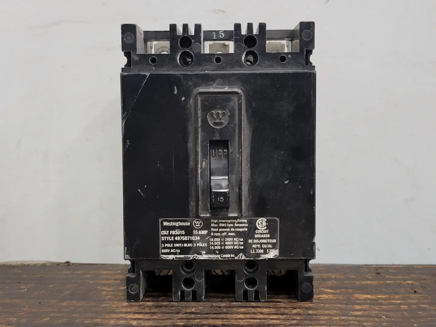 USED WESTINGHOUSE FB3015