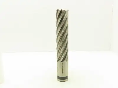 Putnam Tool 97126 Fluted Coarse Pitch Knuckle Rougher End Mill 2" Dia x 8" Flute