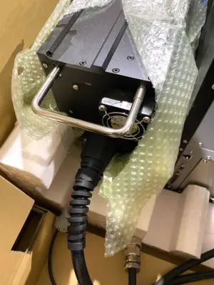 USED KEYENCE KEYENCE MD-X1500C 3-AXIS LASER MARKER (MISSING KEY)