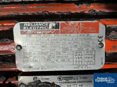 USED Lee Industries 2,000 Gal Lee Reactor, 316 S/S, 23/100#