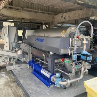 Hiller S/S Decanter Centrifuge model DP45N-422 60 kw